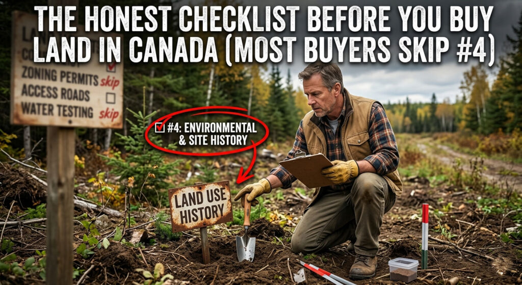 The Honest Checklist Before You Buy Land in Canada (Most Buyers Skip #4)